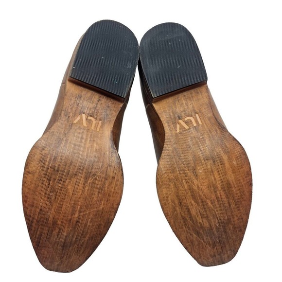 Brown Leather Ankle Boots - Picture 9 of 10